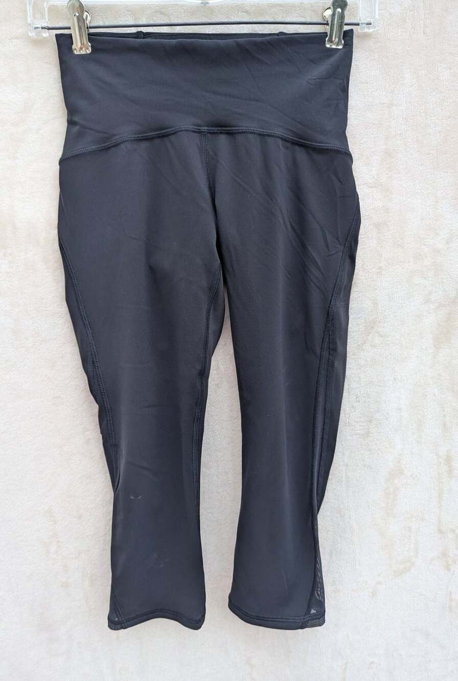 Lululemon Athletica Train Times Crop Leggings Black Size 4